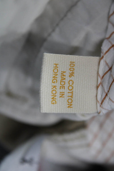 J Crew Womens Cotton Four Pocketed Casual Shorts Solid Beige Size 6