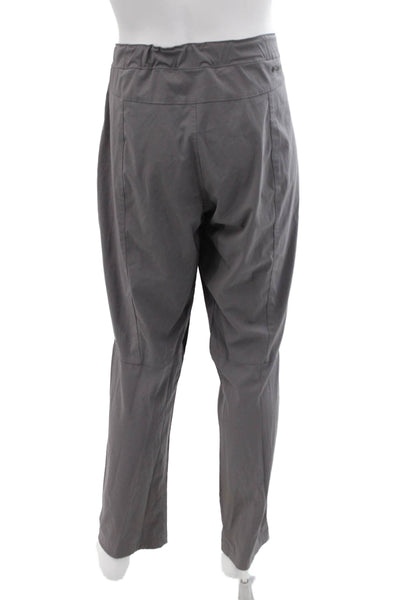Columbia Sportswear Womens Zippered Pocket Belted Waist Pants Gray Size 40