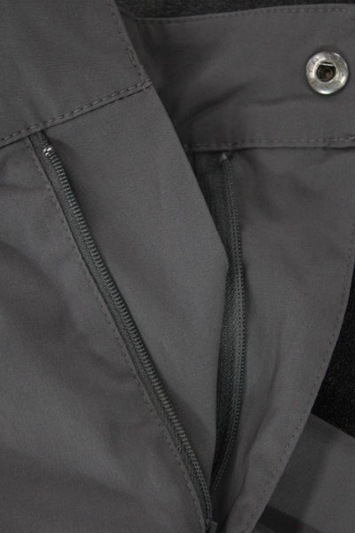 Columbia Sportswear Womens Zippered Pocket Belted Waist Pants Gray Size 40
