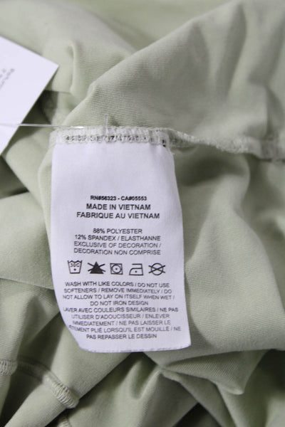 Nike Womens Sleeveless Racerback Athletic Tank Top Green Size M