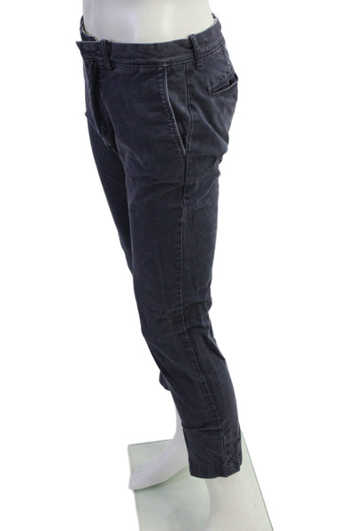J Crew Mens Cotton Zip Button Straight Leg Casual Pants Blue Size EUR 31
