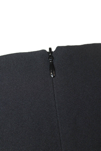 French Connection Womens V-Neck Jumpsuit Black Size 0