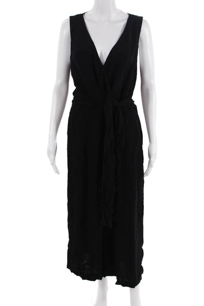 French Connection Womens Tied Jumpsuit Black Size 10