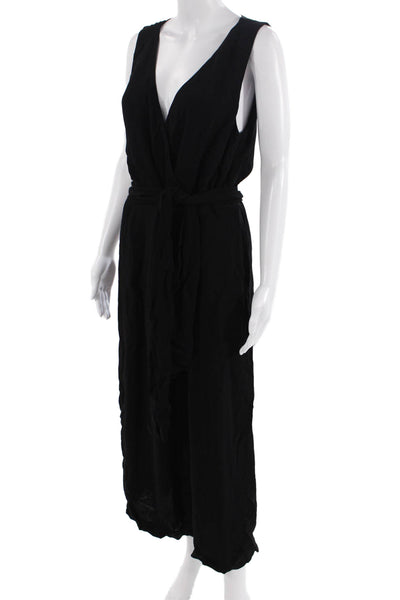 French Connection Womens Tied Jumpsuit Black Size 10