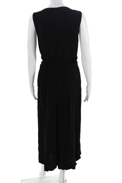 French Connection Womens Tied Jumpsuit Black Size 10