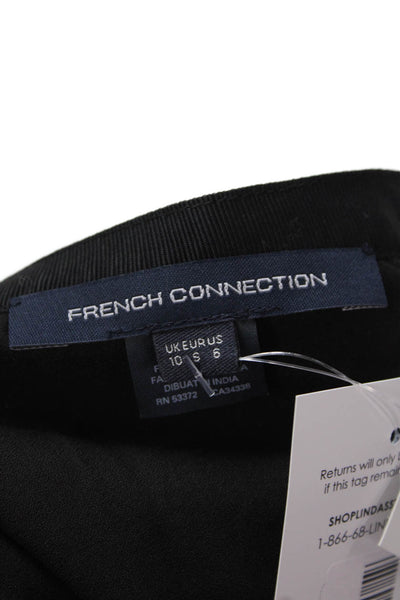 French Connection Womens Clandre Lace Mix Skirt Black Size 6