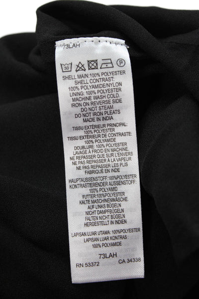 French Connection Womens Clandre Lace Mix Skirt Black Size 6