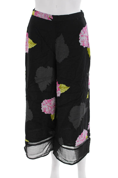 French Connection Women's Pull-On Drape Ankle Pants Floral Size 0