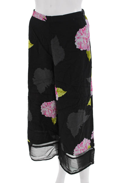French Connection Women's Pull-On Drape Ankle Pants Floral Size 0