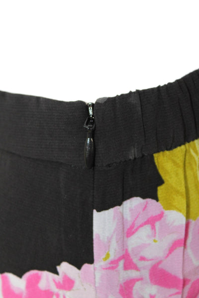 French Connection Women's Pull-On Drape Ankle Pants Floral Size 0