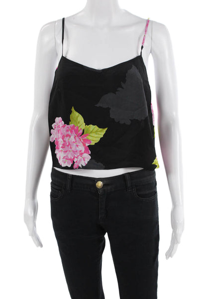 French Connection Women's Scoop Neck Spaghetti Straps Floral Tank Size 8