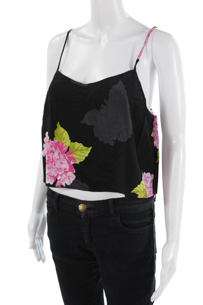 French Connection Women's Scoop Neck Spaghetti Straps Floral Tank Size 8