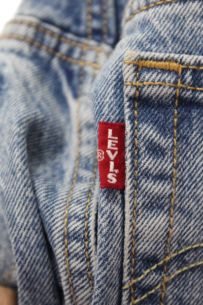 Levis Womens Cotton Medium Wash Mid-Rise Skinny Jeans Blue Size 24