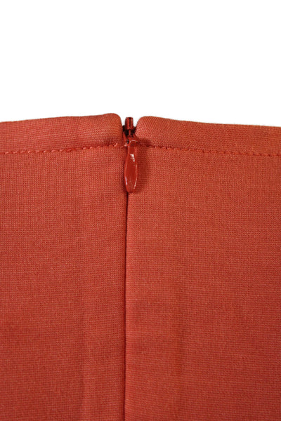 Trina Turk Womens Color Block Dress Orange Size 10
