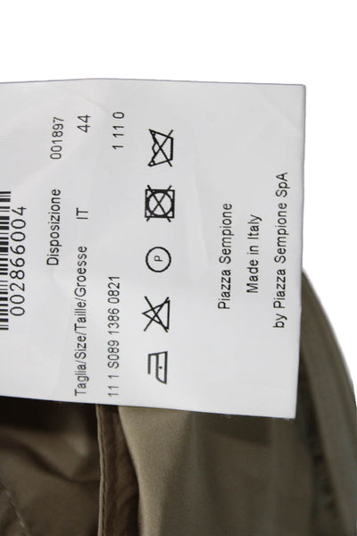 Piazza Sempione Womens A-Line Skirt Beige Size 44