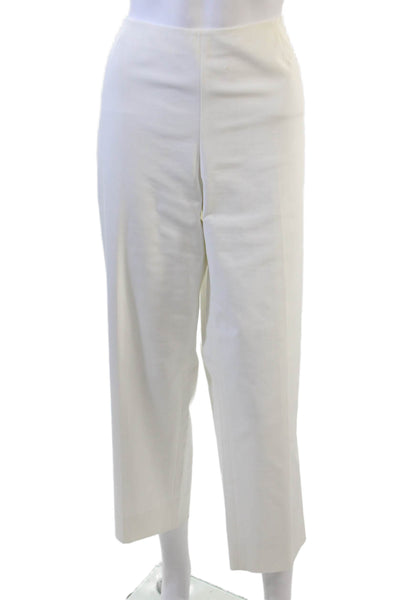 Lafayette 148 New York Womens Tapered Pants White Size 16