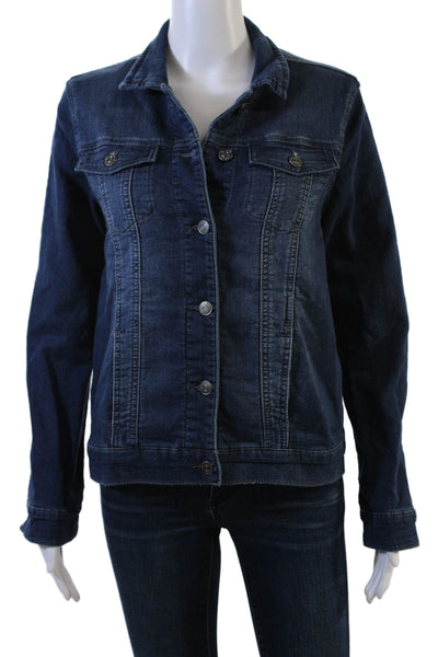 Buffalo David Bitton Womens Jean Jacket Blue Size S