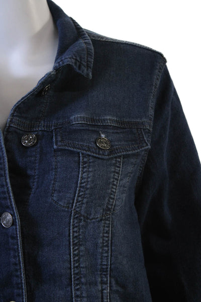 Buffalo David Bitton Womens Jean Jacket Blue Size S