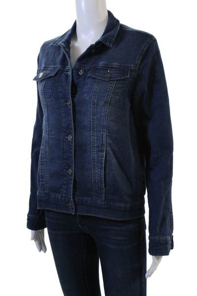 Buffalo David Bitton Womens Jean Jacket Blue Size S