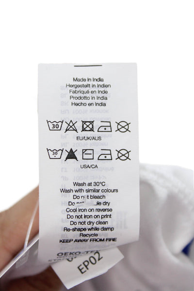 Simeon Farrar Unisex Adults Organic Cotton Graphic T-Shirt White Size XS