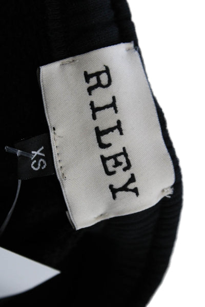 Riley Womens Pull On Cargo Sweatpants Black Cotton Size Extra Small