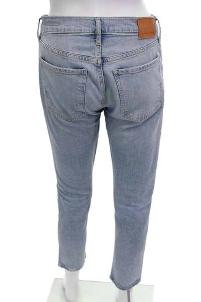 Citizens of Humanity Womens Boyfriend Cropped Light Blue Jeans Size 23