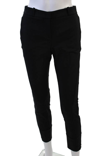 Flavio Castellani Womens Skinny Pants Black Size 44