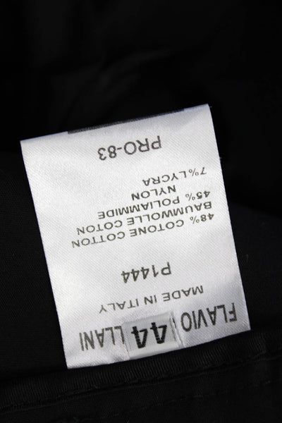 Flavio Castellani Womens Skinny Pants Black Size 44