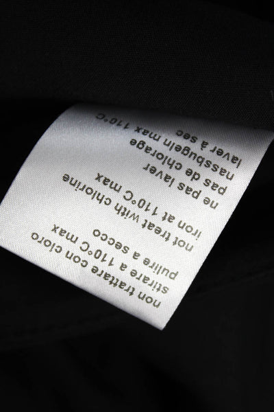 Flavio Castellani Womens Skinny Pants Black Size 44