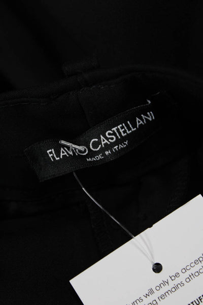 Flavio Castellani Womens Skinny Pants Black Size 44