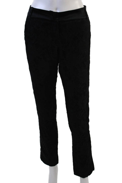 Flavio Castellani Womens Lace Pants Black Size 42