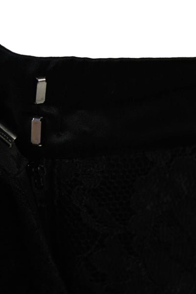 Flavio Castellani Womens Lace Pants Black Size 42