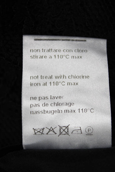 Flavio Castellani Womens Lace Pants Black Size 42