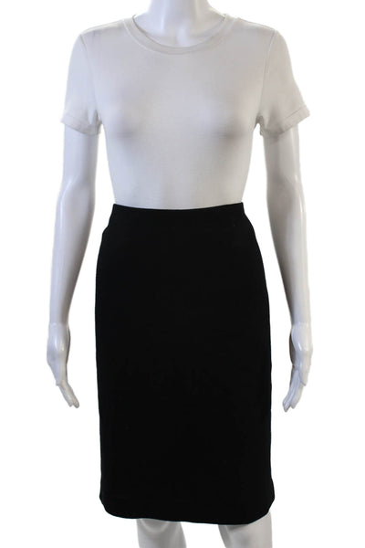 Lafayette 148 New York Womens Straight Skirt Black Size 12