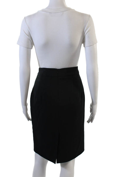Karen Millen Womens Straight Skirt Black Size 10