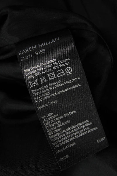 Karen Millen Womens Straight Skirt Black Size 10