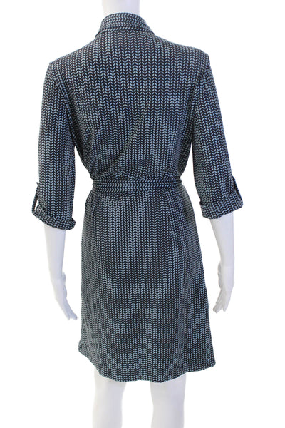 J. Mclaughlin Womens Shirt Dress Black Size XS