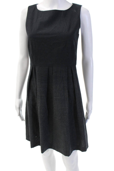 Theory Womens A-Line Mini Dress Black Size 4