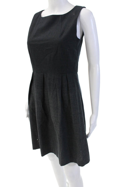 Theory Womens A-Line Mini Dress Black Size 4