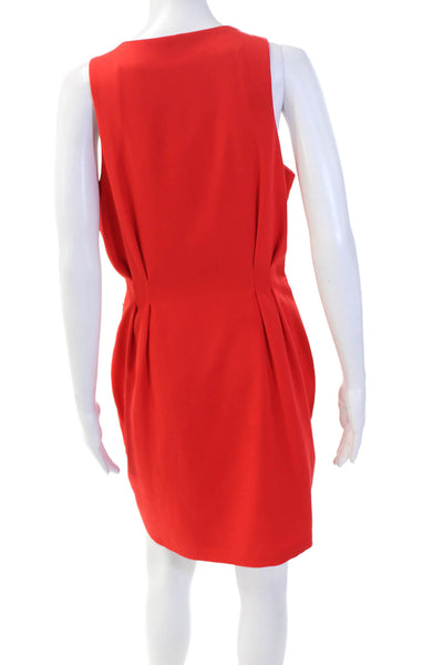 Amanda Uprichard Womens Pencil Dress Red Size M