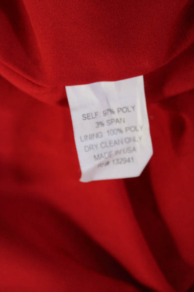 Amanda Uprichard Womens Pencil Dress Red Size M
