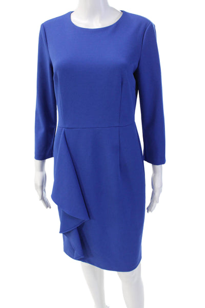 Donna Morgan Womens Pencil Dress Blue Size 8