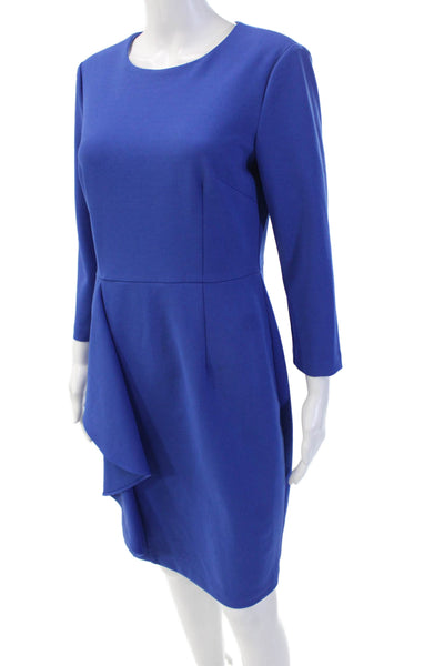 Donna Morgan Womens Pencil Dress Blue Size 8