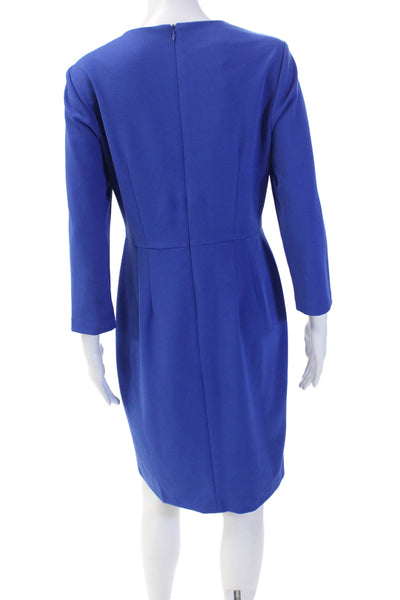 Donna Morgan Womens Pencil Dress Blue Size 8