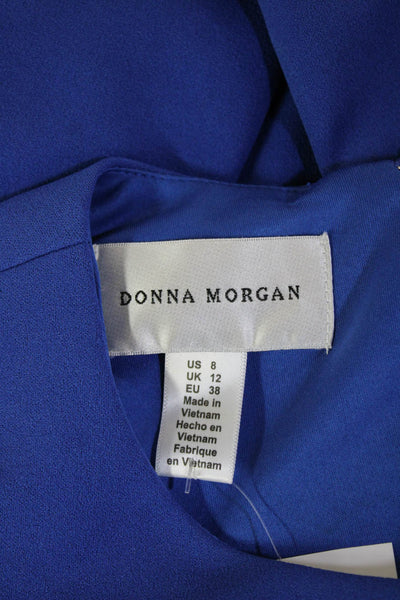 Donna Morgan Womens Pencil Dress Blue Size 8