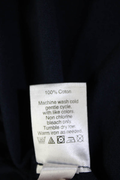 J Crew Women's Short Sleeves Basic T-Shirt Navy Blue Size S