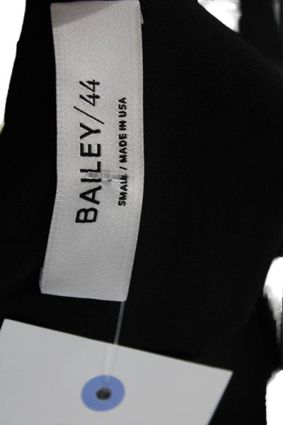 Bailey 44 Womens Silk Textured Spaghetti Strap Beaded Tank Top Black Size S