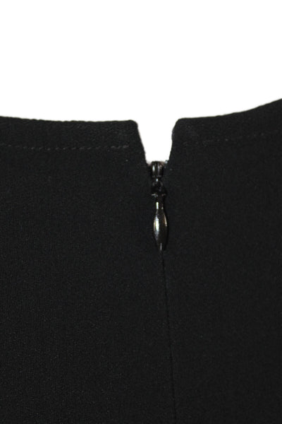 Sonia Rykiel Womens Scoop Neck Zip Back Crystal Detail Sleeveless Top Black Sz44