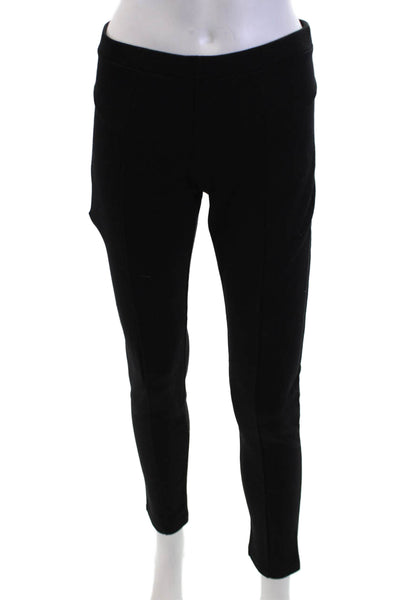 Theory Women's Pull-On Fitted Skinny Pants Black Size S