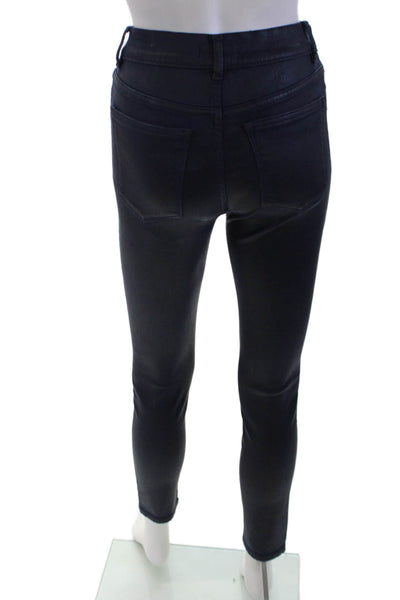 J Brand Womens Ankle Skinny Jeans Dark Blue Mid-Rise Size 26